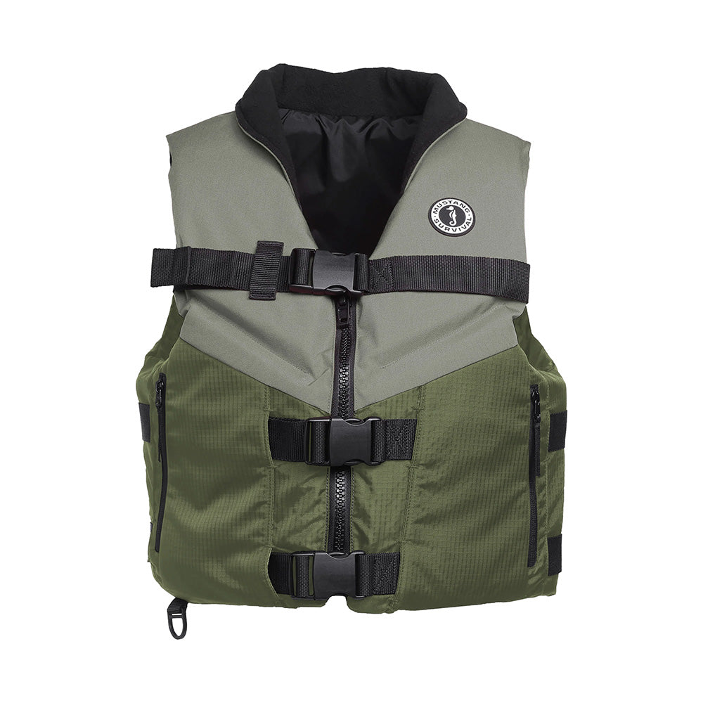 Mustang Accel Foam Vest - Green/Grey - XXL [MV4627-833-XXL]