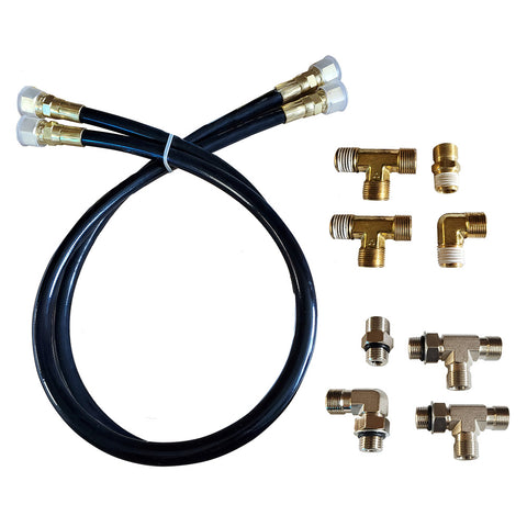 Octopus 30" Hose & Fitting Kit Including Orb & NPT Helm Fittings [OC17SUK42]