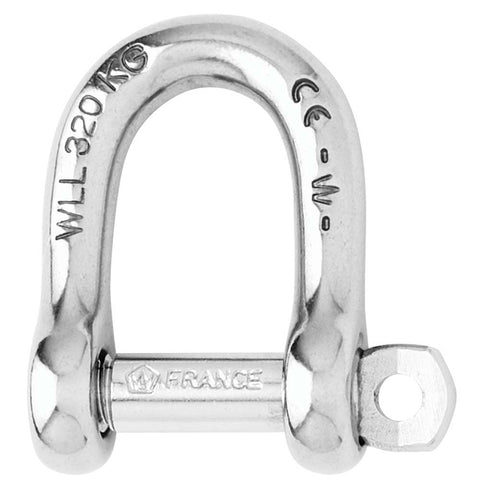 Wichard Self-Locking D Shackle - Diameter 5mm - 3/16" [1202W]
