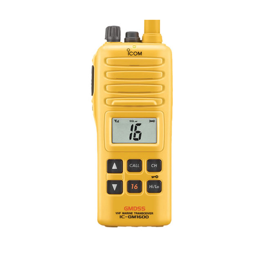 Icom IC-GMDSS VHF Handheld w/BP-234 Battery  Charger [GM1600DU 71 USA]