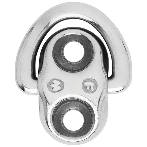 Wichard Folding Pad Eye - 6mm Diameter (15/64") - 2 Fixed Holes [6684W]