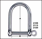 Large Open Shackles