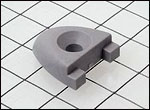 End Stop, 1 1/4 inchx3/16 inch(32x5mm), Grey