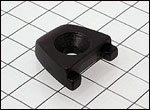 End Stop, 1 1/2 inchx1/4 inch(38x6mm), Black