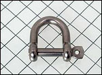 D Shackle, 3/8 inch(10mm) Pin