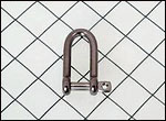 Long D Shackle, 3/16 inch(5mm) Pin