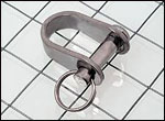 Stamped D Shackle, 1/4 inch(6mm) Pin