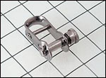 Halyard Shackle, Short Retainer, 1/4 inch(6mm) Pin